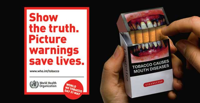 Tabaco advertencias salud